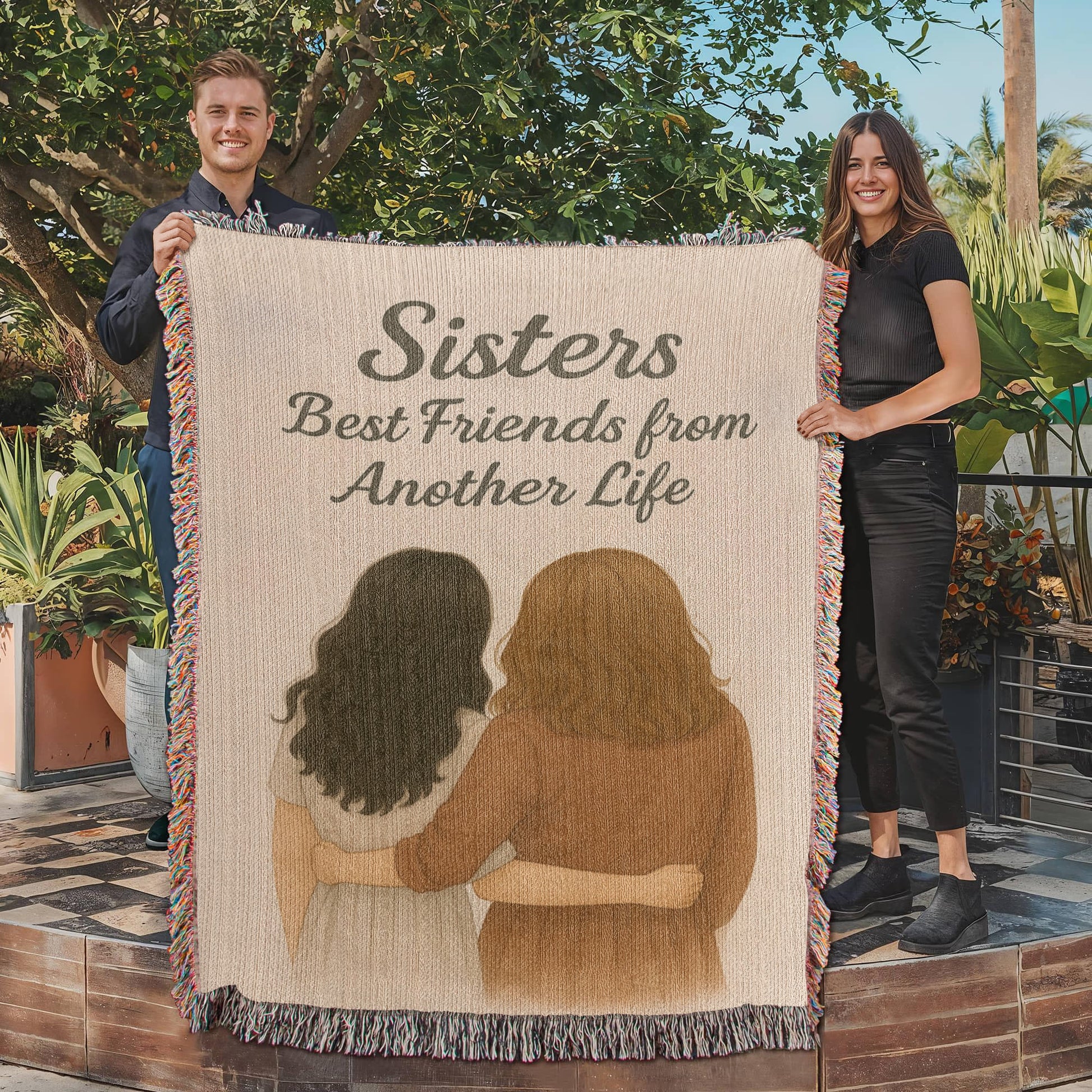 Eternal Sisterhood- Heirloom Artwork Woven Blanket