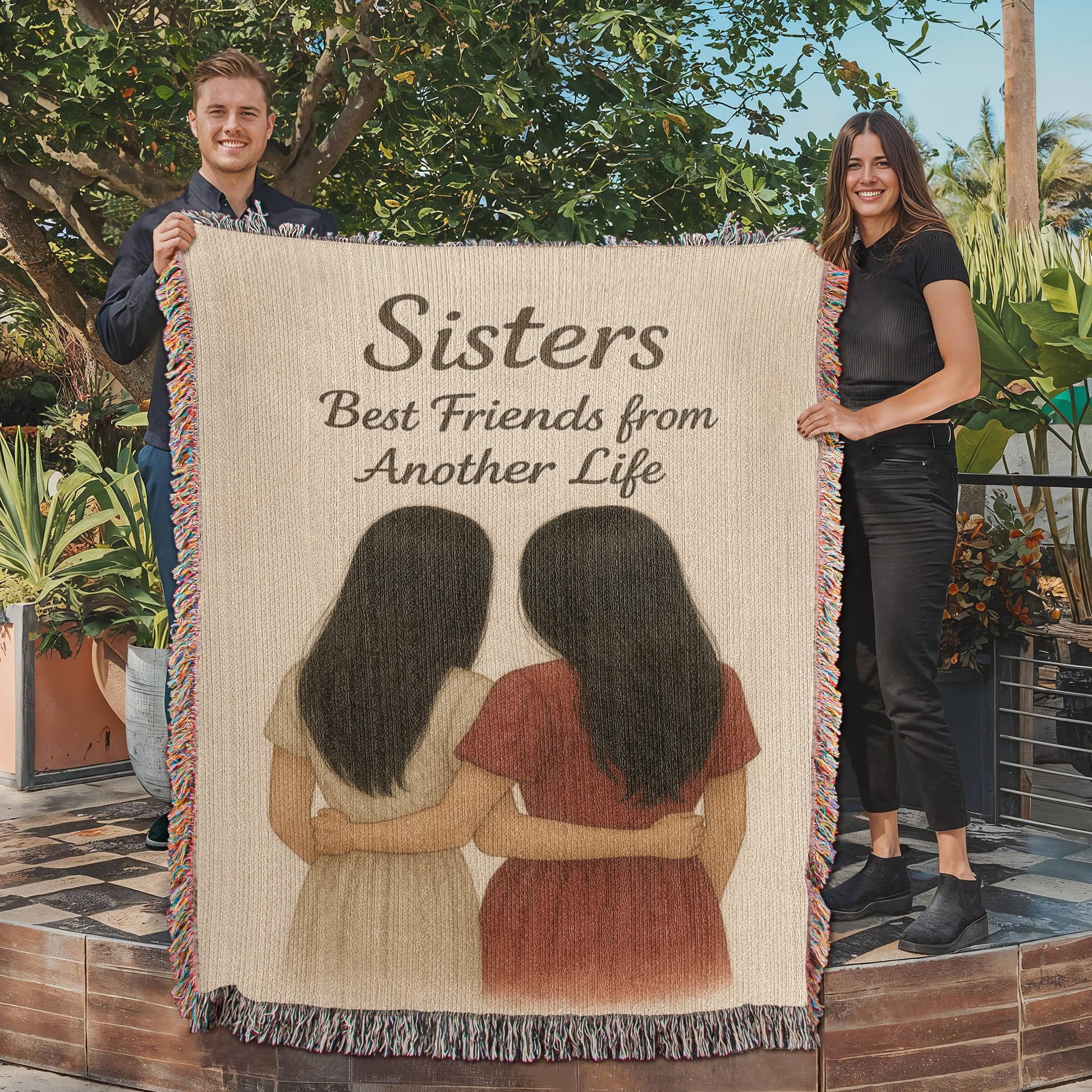 Eternal Sisterhood- Heirloom Artwork Woven Blanket