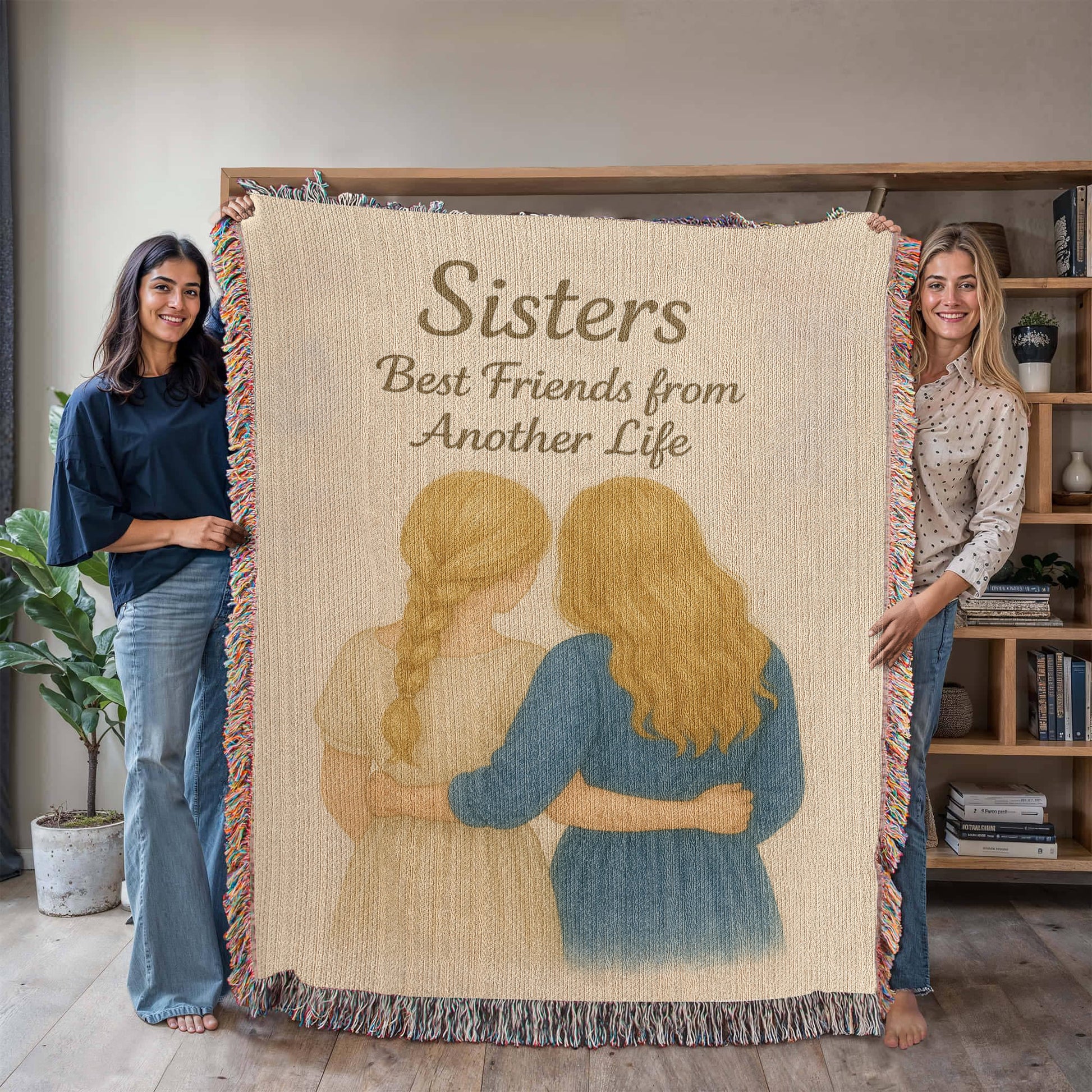 Eternal Sisterhood- Heirloom Artwork Woven Blanket
