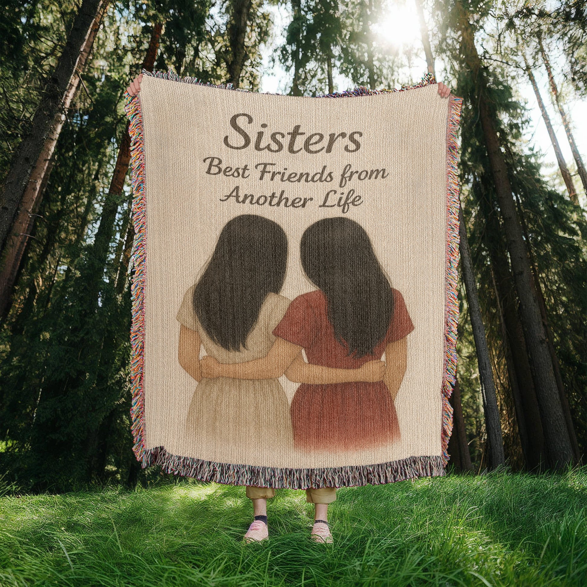 Eternal Sisterhood- Heirloom Artwork Woven Blanket