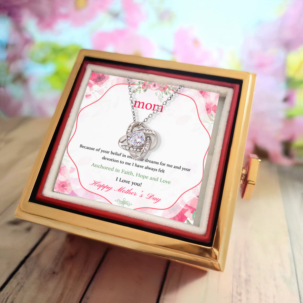 Anchored in Your Love: A Mother's Day Tribute-Love Knot Necklace