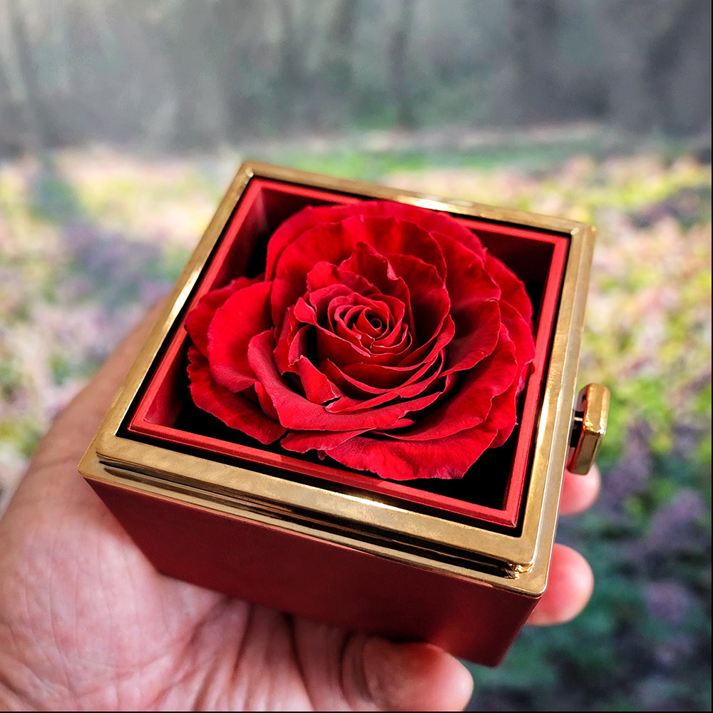 By My Side: A Maid of Honor Moment-Love Knot Necklace w/ Rotating Heart Giftbox
