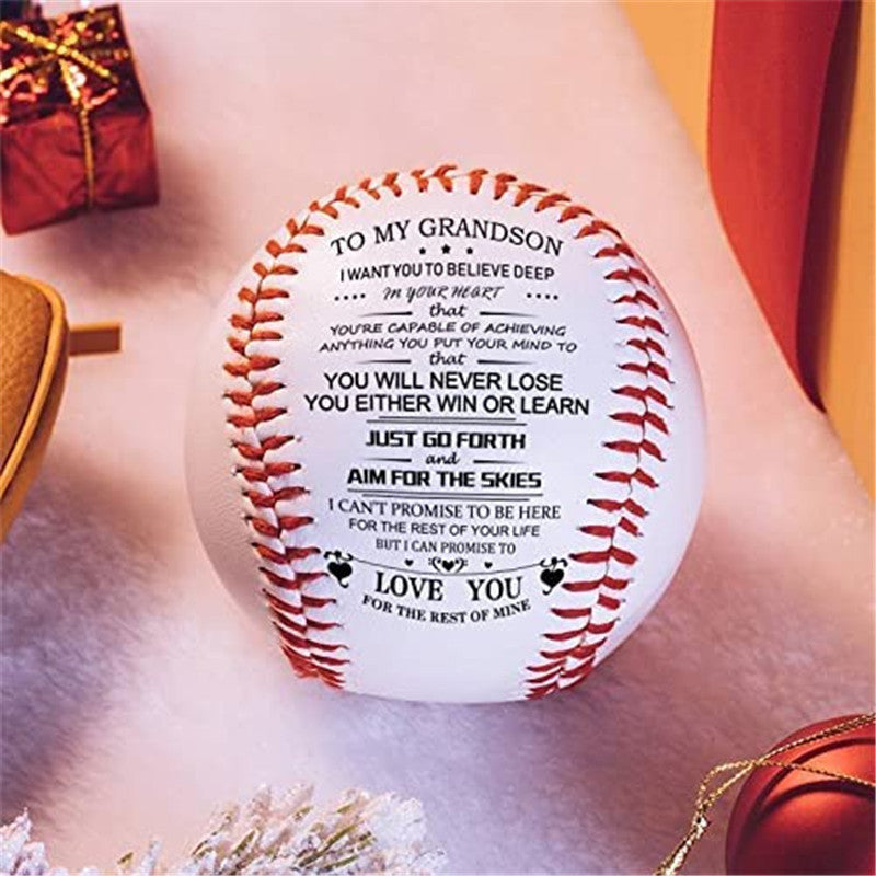 To My Grandson You Will Never Lose Baseball